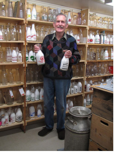 Dairy Bob Snyder with collection